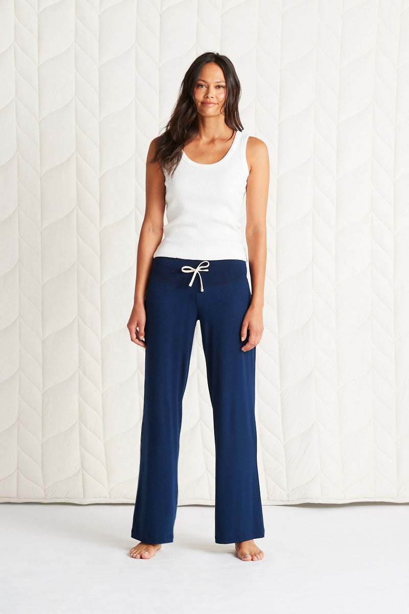 Bamboo Pajama Pant Dark Navy PJ Long Pant1