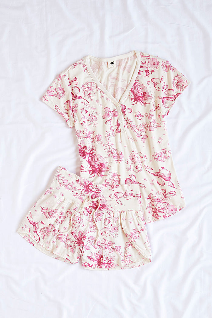 Henley Tee Short Set