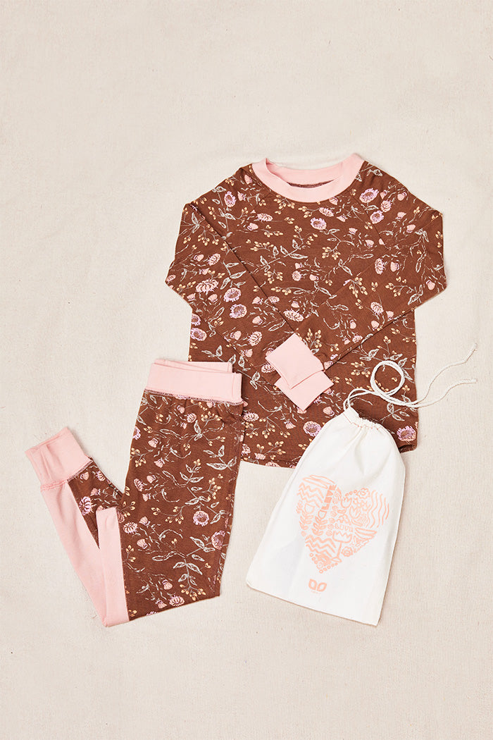 Sample Sale: Kids Long Sleeve + Lounge Pant PJ Set