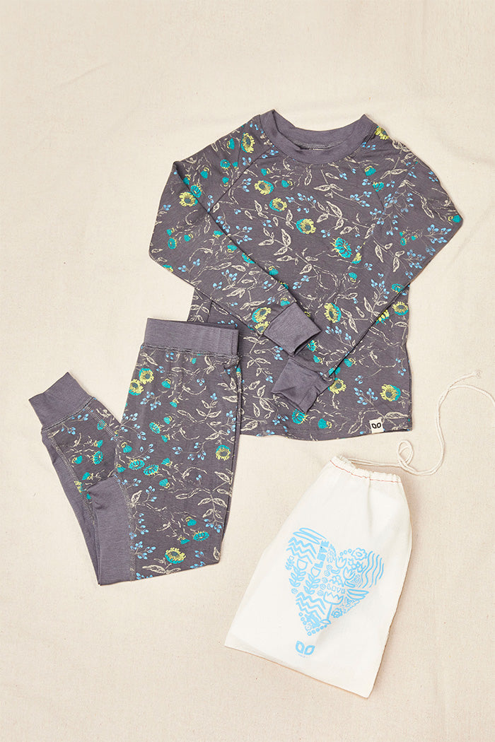 Kids Long Sleeve + Lounge Pant PJ Set