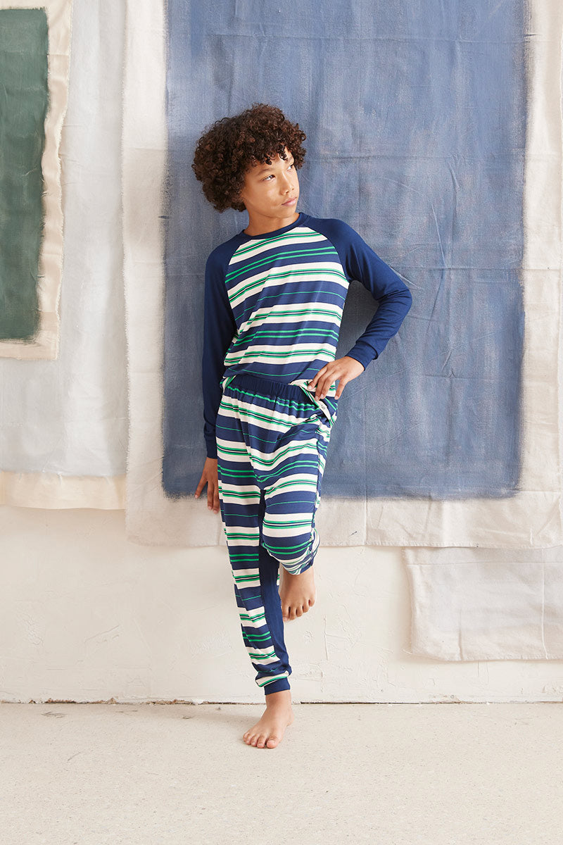 Kids Long Sleeve + Lounge Pant PJ Set