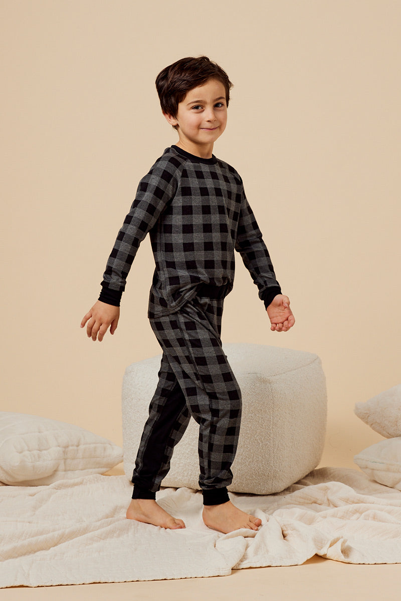 Kids Long Sleeve + Lounge Pant PJ Set