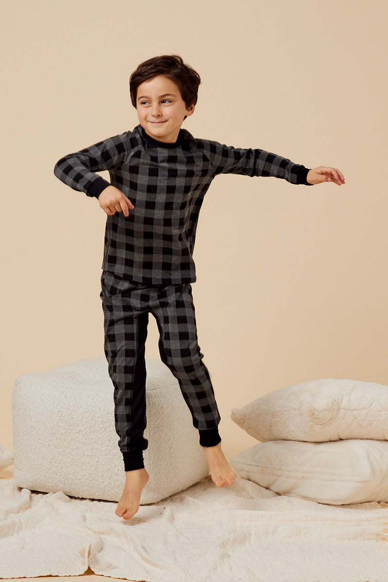 Kids Long Sleeve + Lounge Pant PJ Set