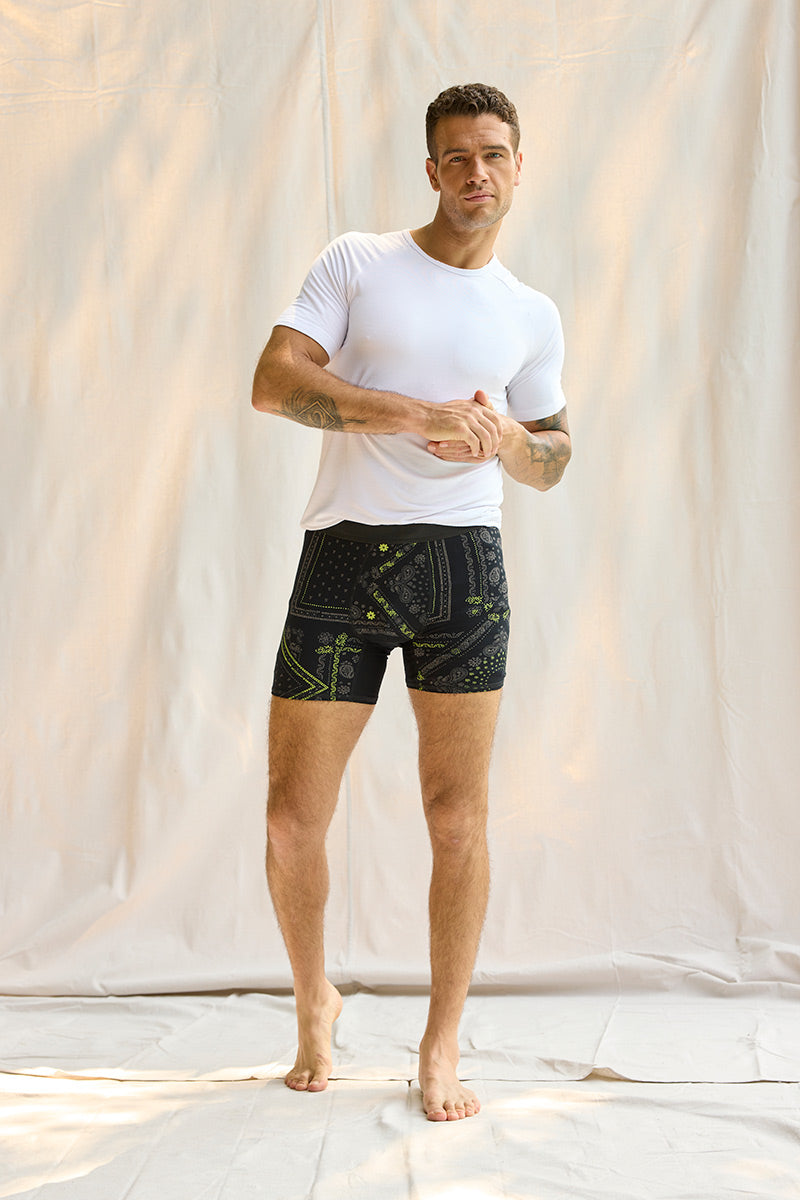 Adam is 6'1", typically wears a size 34 pant, has a 43" chest, a 32" inseam and is wearing a size medium