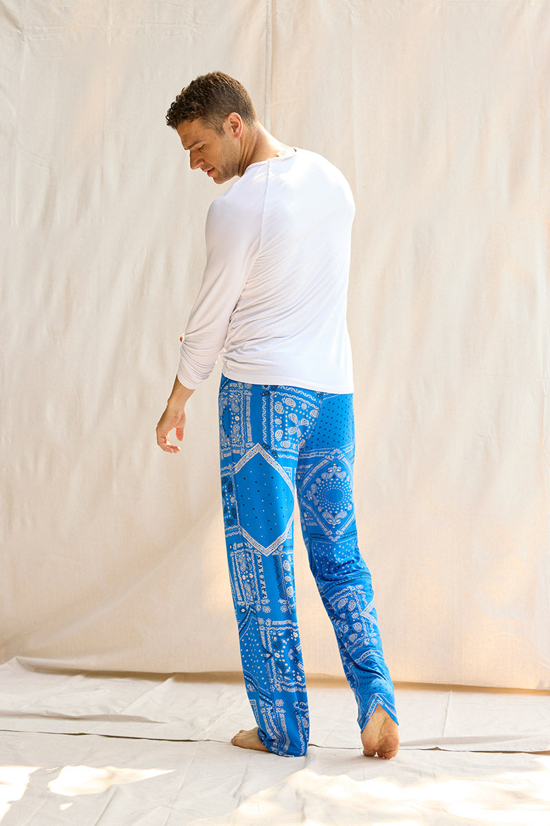 Adam is 6'1", typically wears a size 34 pant, has a 43" chest, a 32" inseam and is wearing a size medium