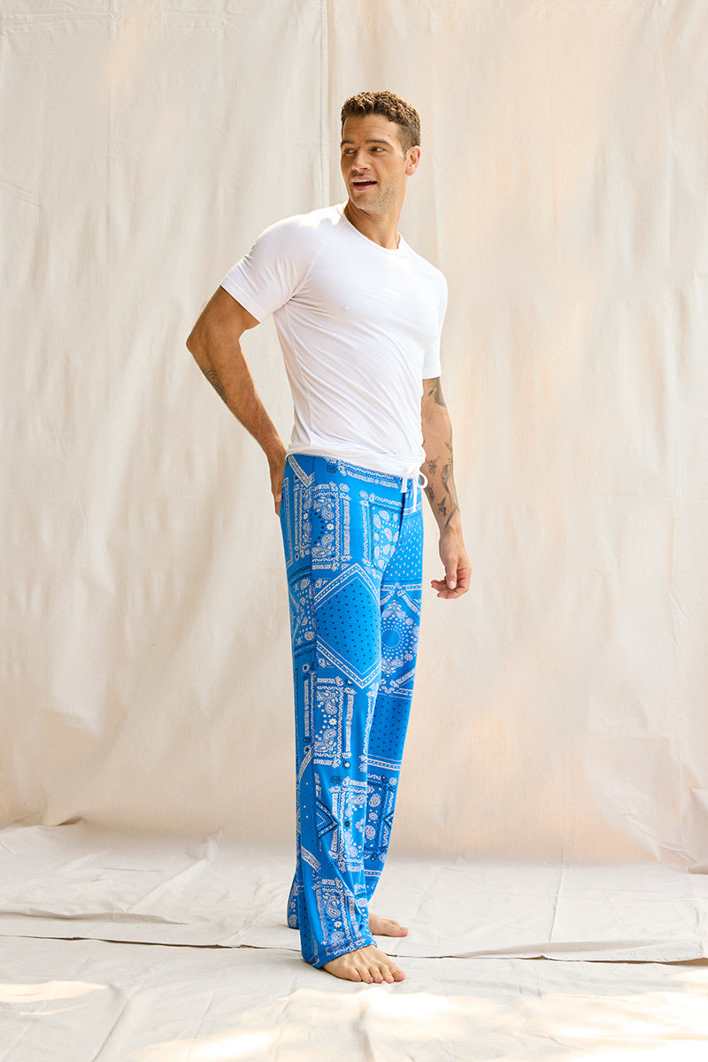 Adam is 6'1", typically wears a size 34 pant, has a 43" chest, a 32" inseam and is wearing a size medium