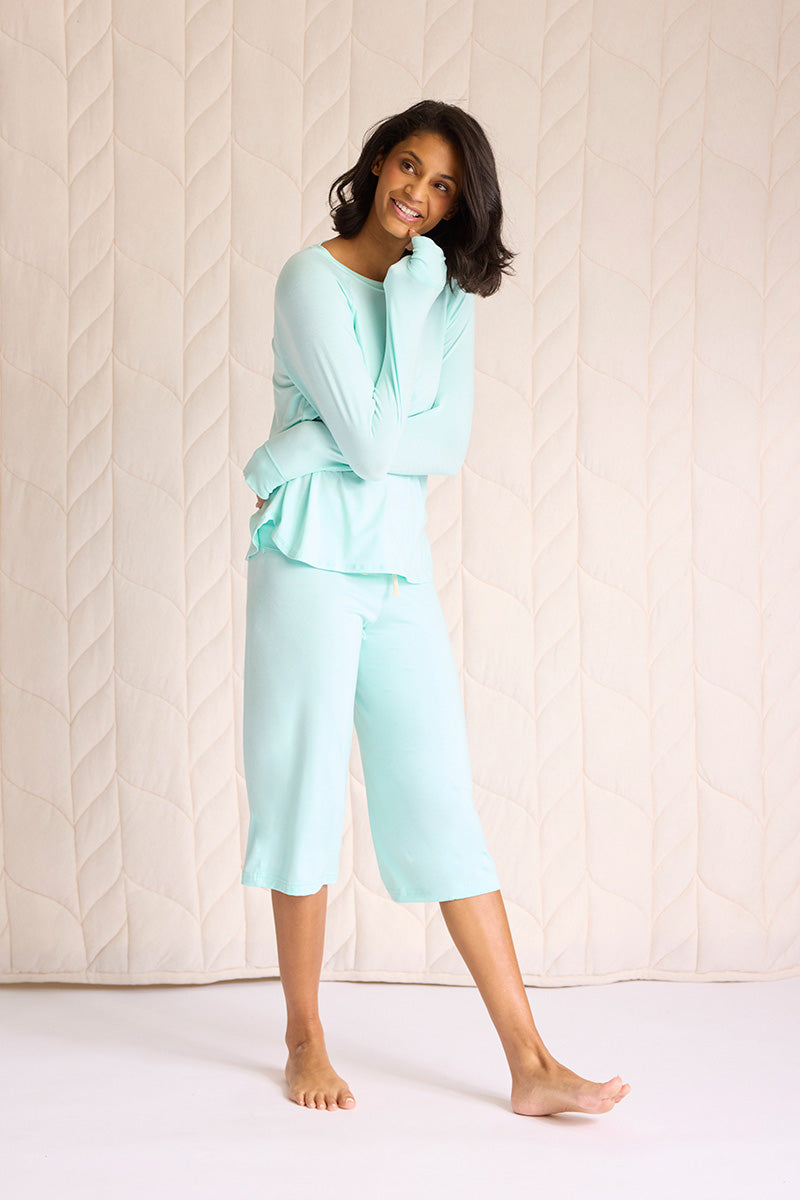 Tsanna is 5'10", typically wears a size 2 and is wearing a size small