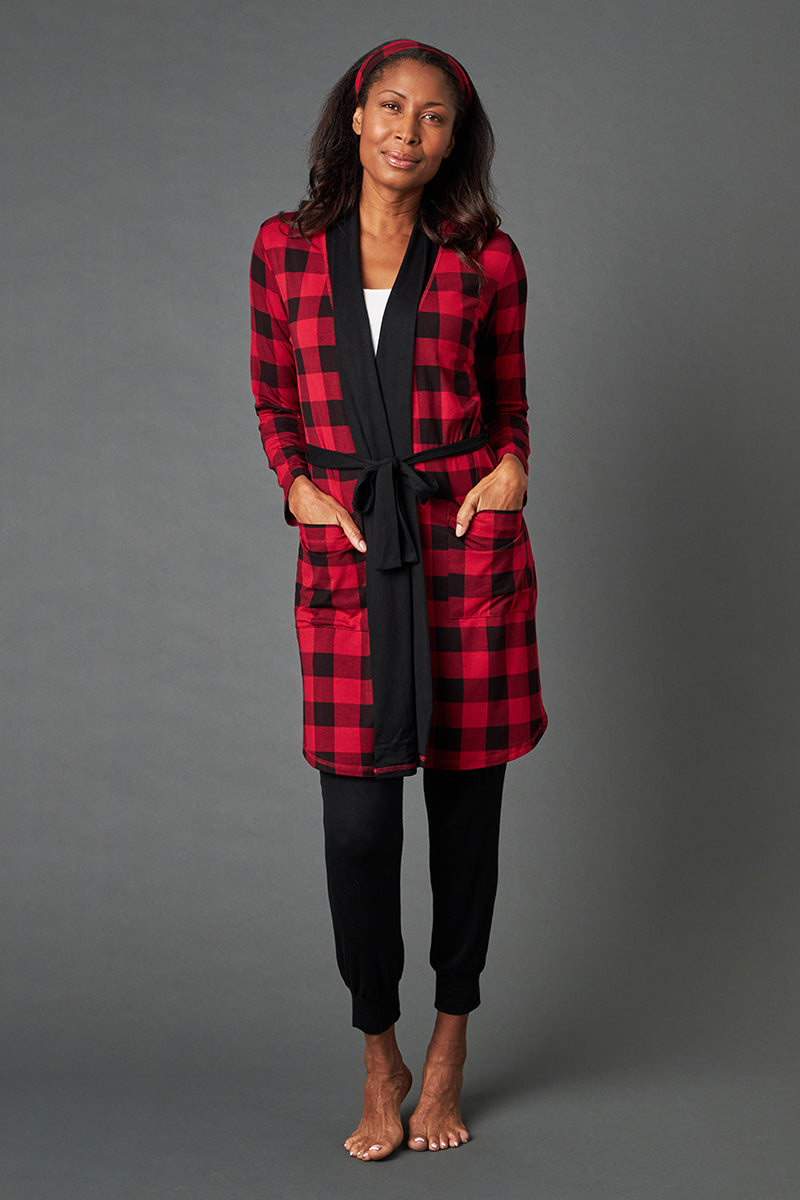 T-Shirt Harem Pant + Robe Set (4-piece Set)