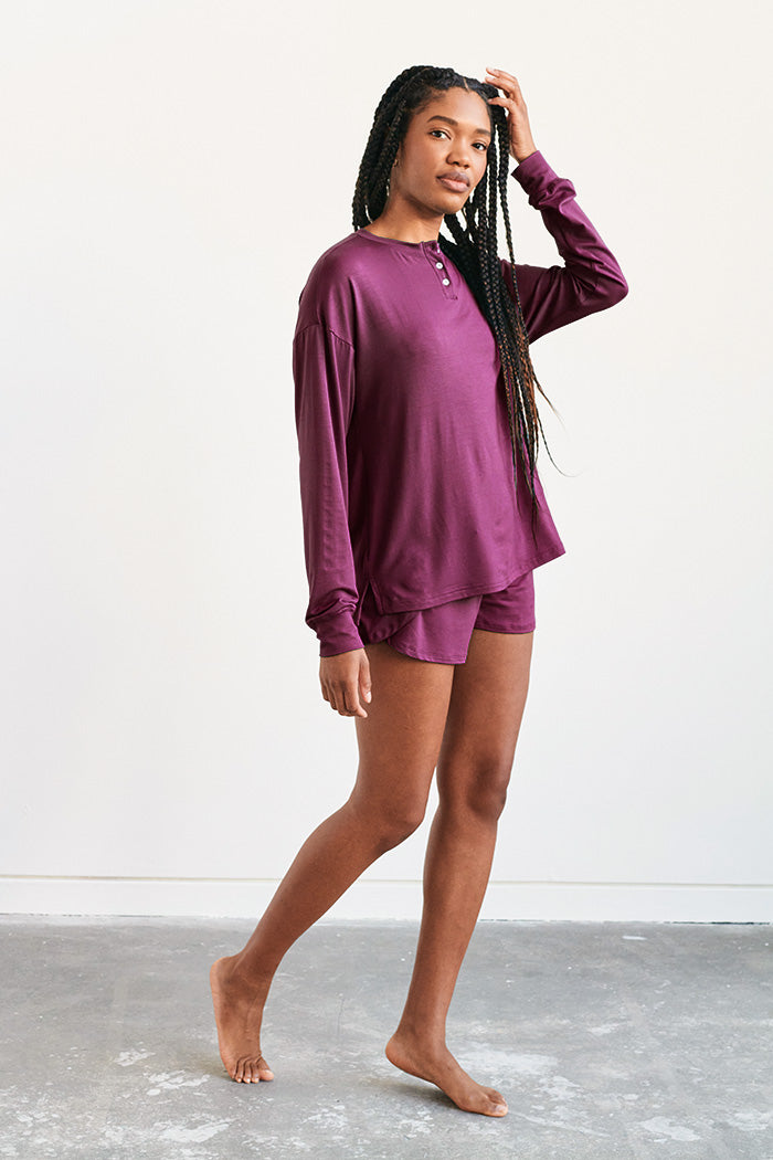 Ruqayyah is 5'9", typically wears a size 2 and is wearing a size small