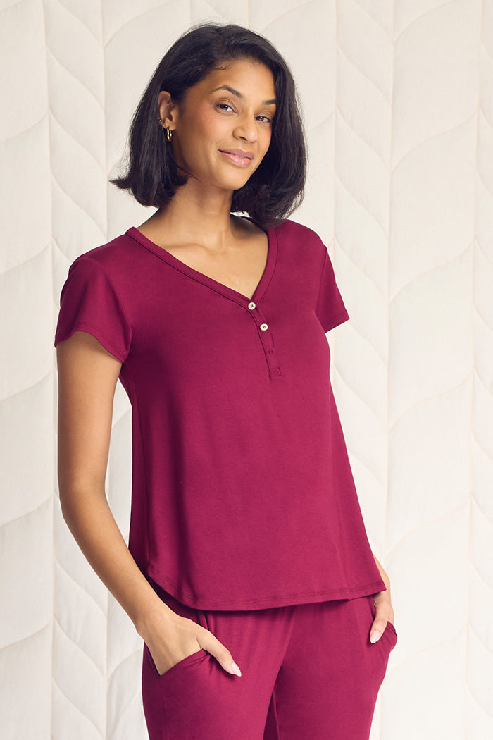 Tsanna is 5'10", typically wears a size 2 and is wearing a size small