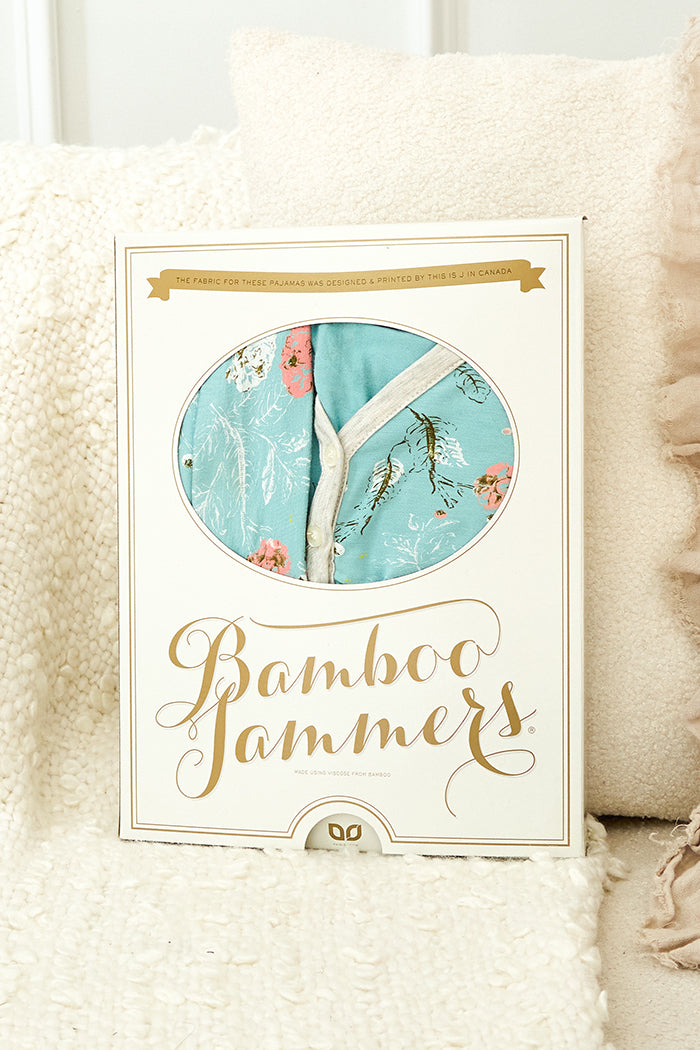 Women's Bamboo Pajamas - Henley Harem Set