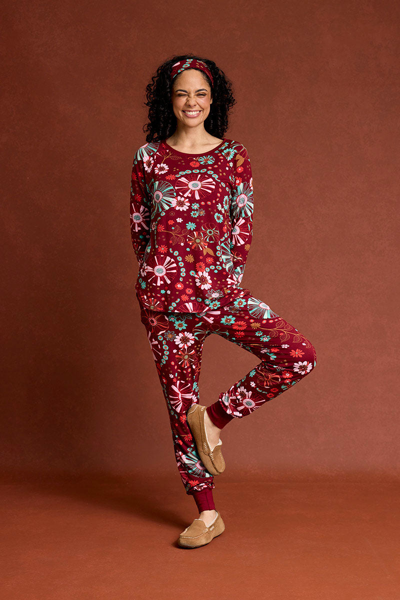 Relaxed Long Sleeve Harem Set