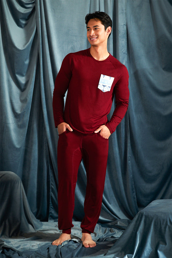 Bamboo Mens Lounge Pant Black PJ Lounge Pant