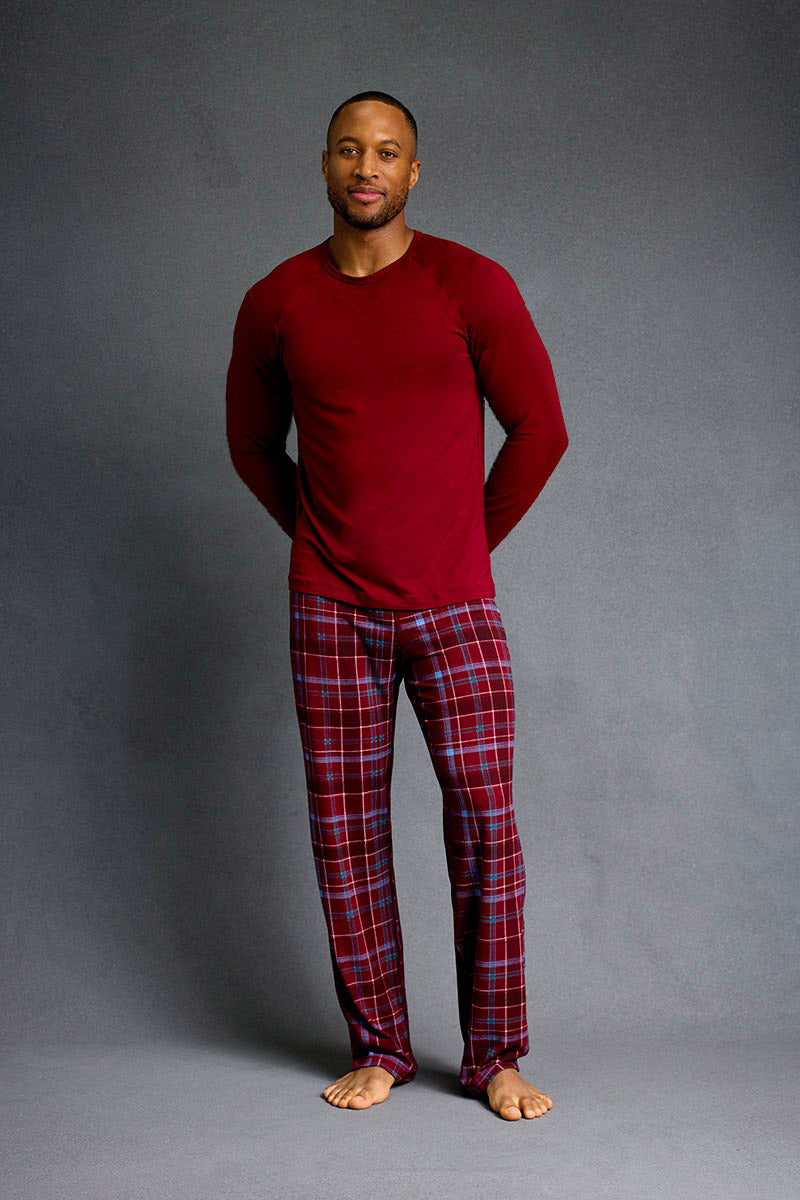 Pajama Set: Long Sleeve Shirt + Pajama Pant