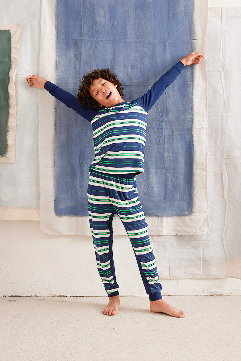 Kids Long Sleeve + Lounge Pant PJ Set