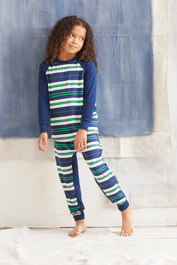 Kids Long Sleeve + Lounge Pant PJ Set