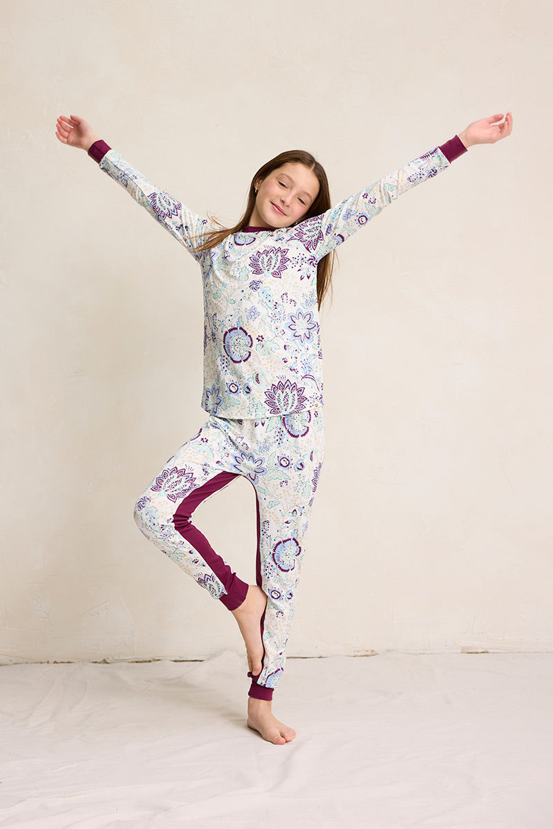 Kids Long Sleeve + Lounge Pant PJ Set