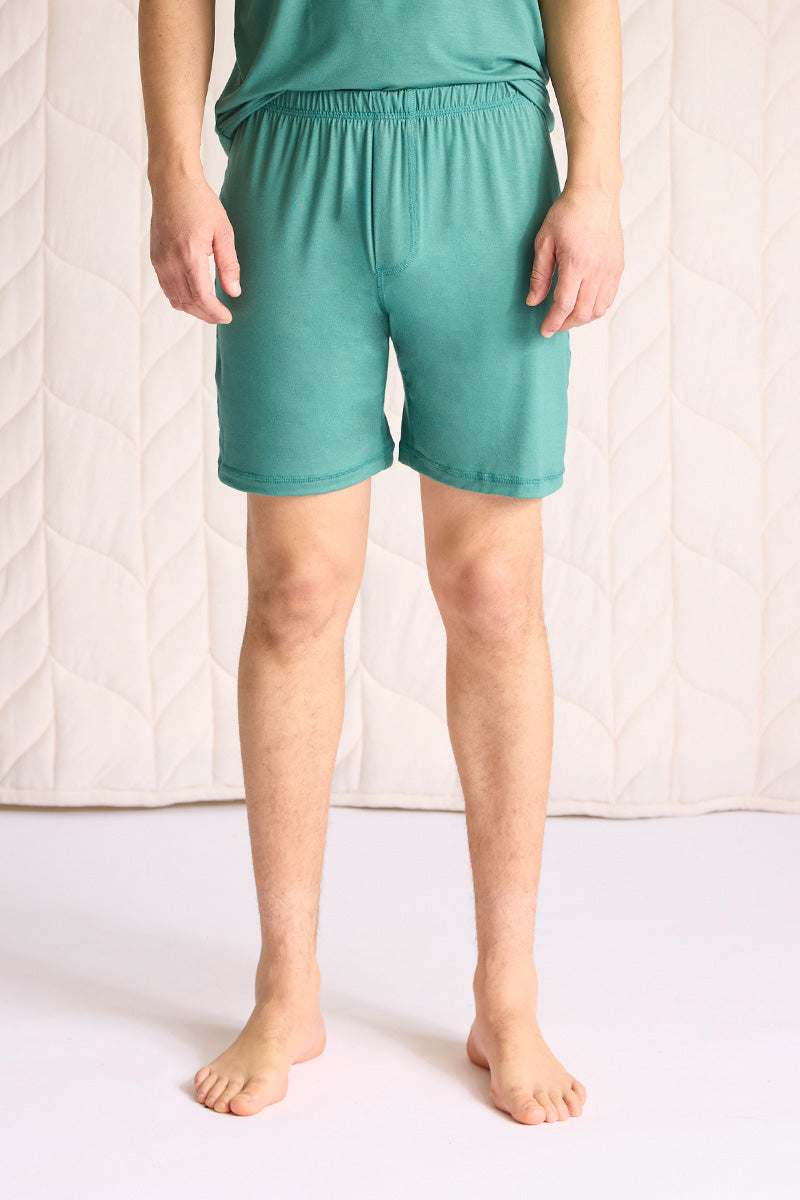【新品完売品】CLUBHAUS Short Trousers ミント XL Bamboo Mens Lounge Shorts - Eucalyptus - PJ Lounge Short