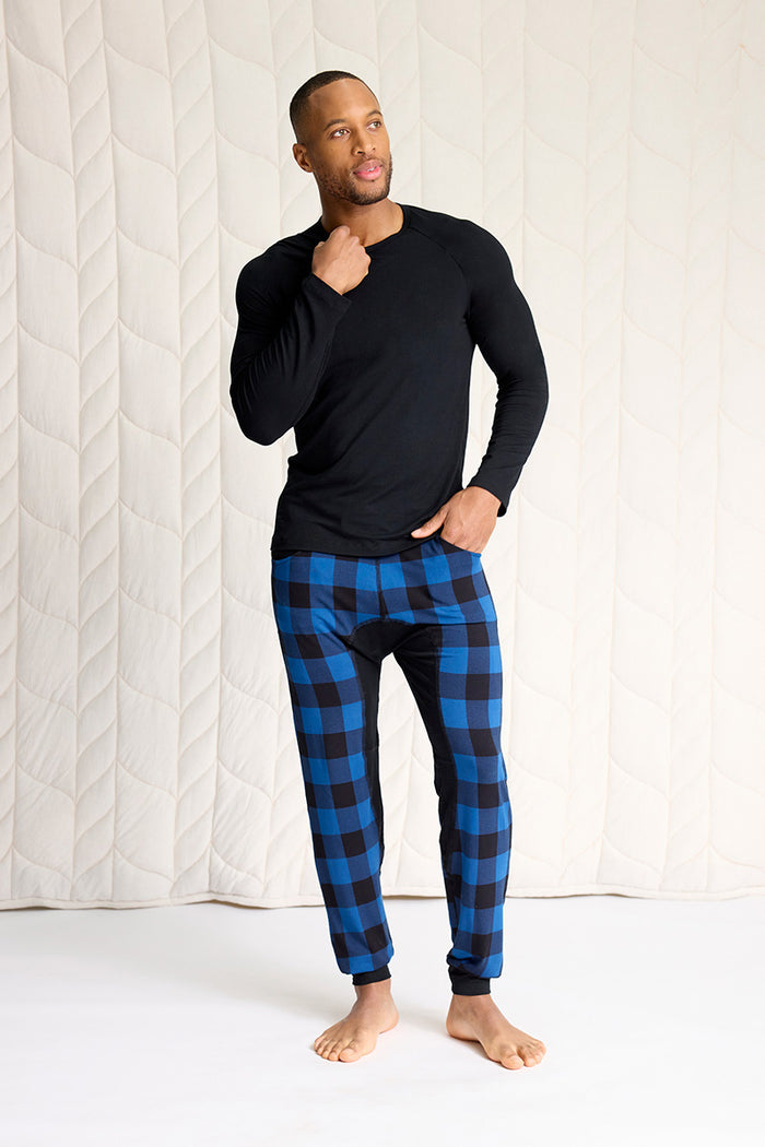 Plaid Long Sleeve Loungewear