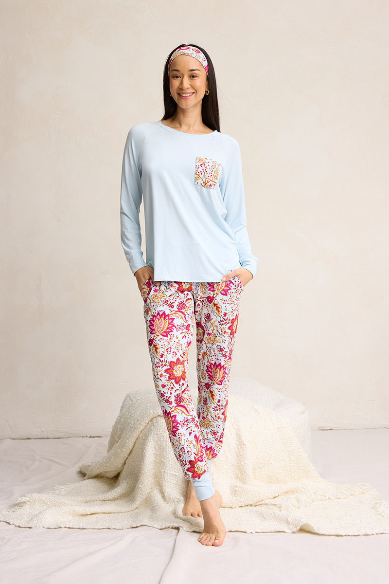 Relaxed Long Sleeve Harem Set