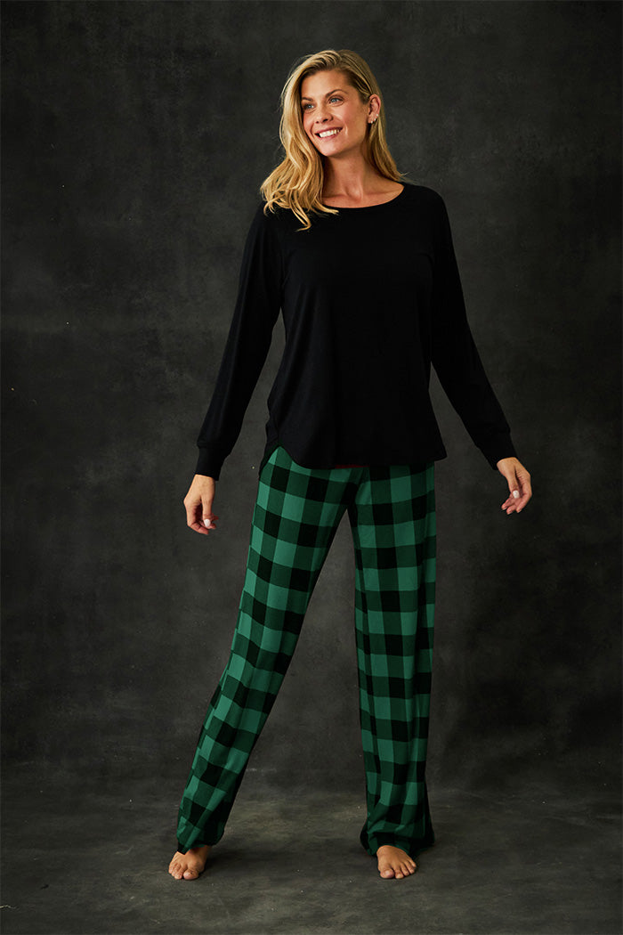 Relaxed Long Sleeve Top + Pajama Pant