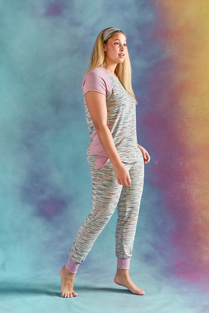 Women's Loungewear - T-Shirt Top + Harem Pant | This is J