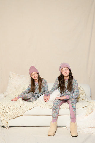 Kids Long Sleeve + Lounge Pant PJ Set